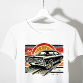 Camiseta coche vintage
