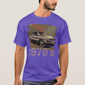 Camiseta coche vintage años 70 vintage retro