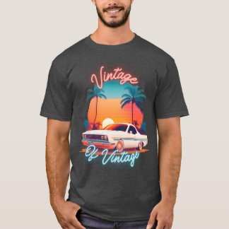 Camiseta Coche vintage divertido amigo vintag de Vintage Vi