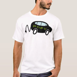 Camiseta Coche y enchufe de PHEV