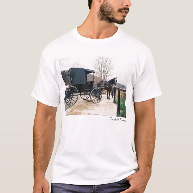 Camiseta Cochecillo blanco T. (Anverso)