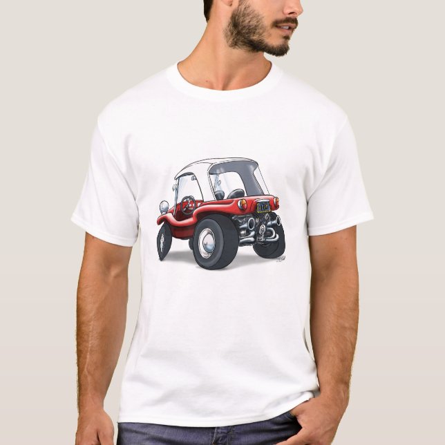 Camiseta cochecillo rojo del hardtop (Anverso)