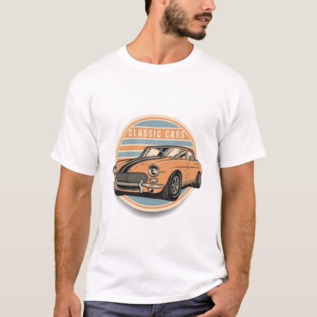 Camiseta coches clásicos (Anverso)