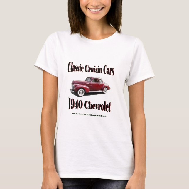 Camiseta Coches clásicos de Cruisin Chevrolet 1940 (Anverso)