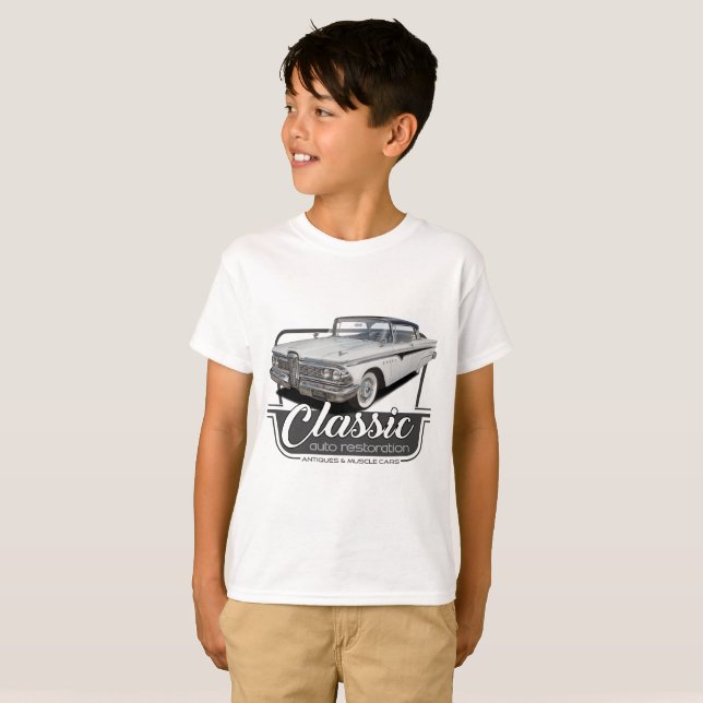 Camiseta Coches clásicos de Edsel (Anverso completo)