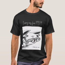 Camiseta coches de lujo de 1959