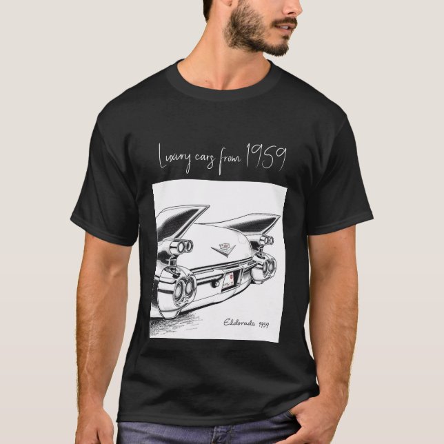 Camiseta coches de lujo de 1959 (Anverso)