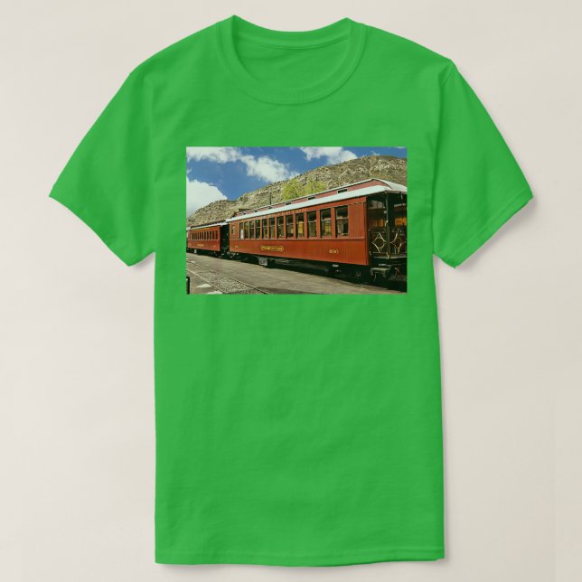 Camiseta Coches De Pasajeros De La Carretera Ferroviaria Du (Diseño del anverso)