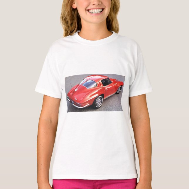Camiseta Coches de ventanas divididas clásicas (Anverso)