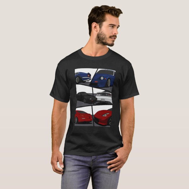 Camiseta Coches de Z (Anverso completo)