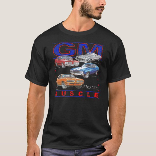 Camiseta Coches del músculo del GM (Anverso)
