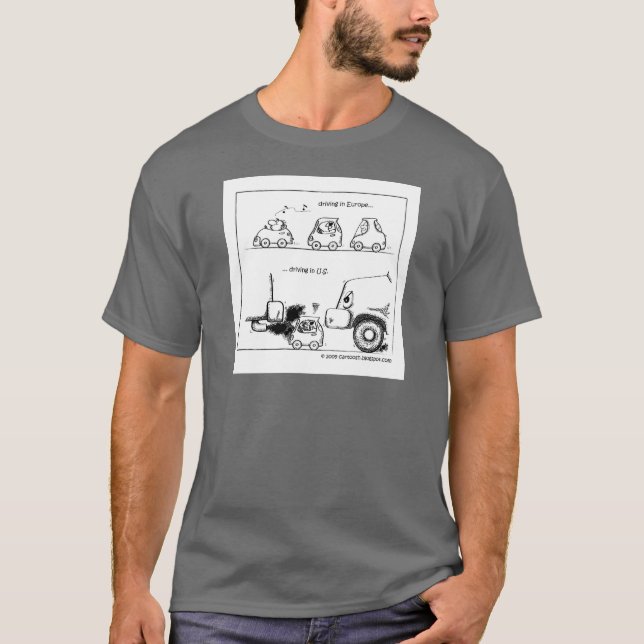 Camiseta Coches elegantes en los E.E.U.U. (Anverso)