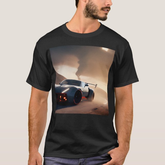 Camiseta Coches futuristas 1 (Anverso)