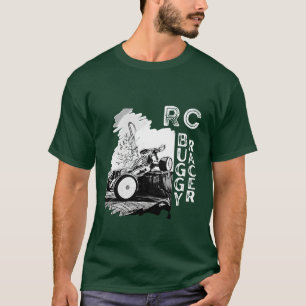 Camiseta Coches modelo carreras hobbyista Control remoto di