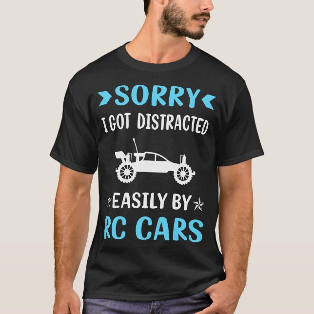 Camiseta Coches RC con distracción (Anverso)