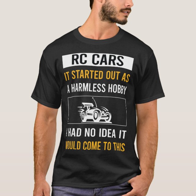 Camiseta Coches RC Hobby sin daño (Anverso)