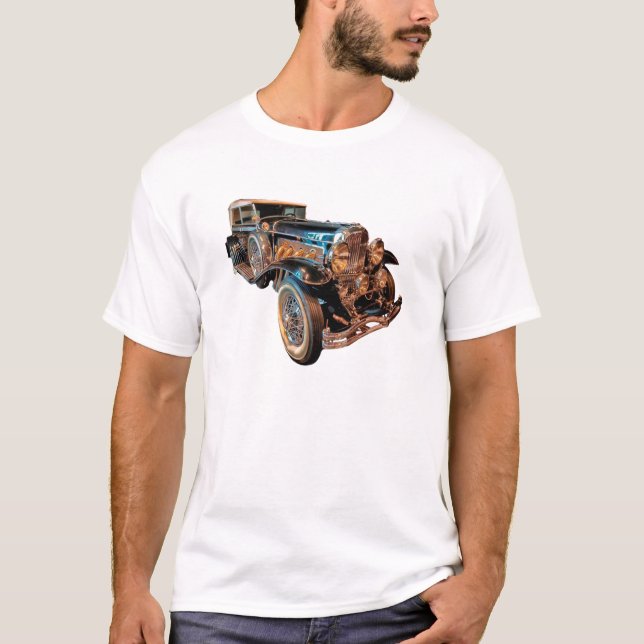 Camiseta Coches Steampunk - impresionante Duesenberg 1929 (Anverso)