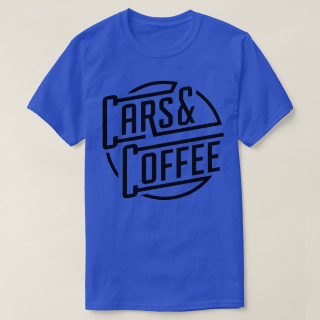Camiseta Coches Y Café (Diseño del anverso)