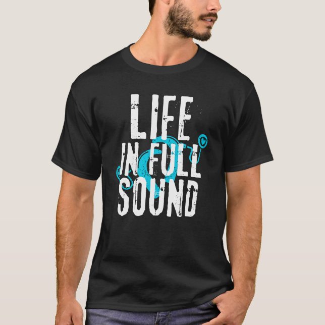 Camiseta Cochlear Implant Awareness - Life in Full Sound (Anverso)