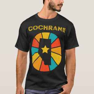 Camiseta Cochrane Alberta Canada Vintage Trastorno Souveni