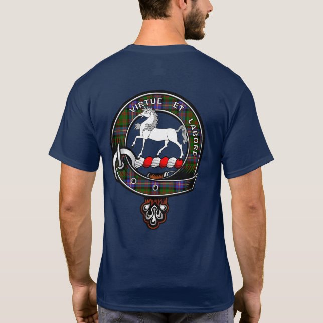 Camiseta Cochrane Tartan Clan Badge T-Shirt (Reverso)