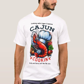 Camiseta Cocina cajún, agitada y picante