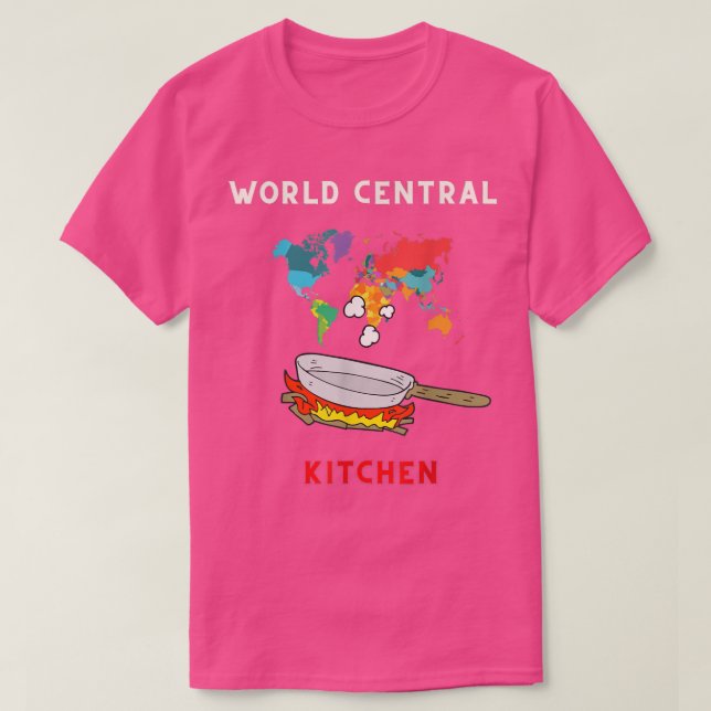 Camiseta Cocina Central Mundial Funny Cocinando Lover (Diseño del anverso)