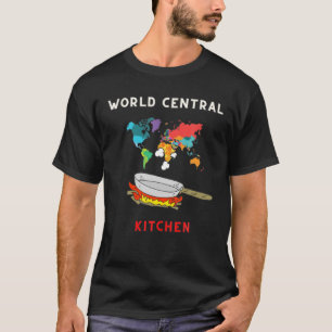 Camiseta Cocina Central Mundial Funny Cocinando Lover
