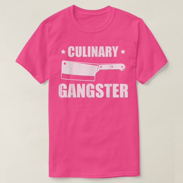 Camiseta Cocina Chefs Culinarios Gangster Sous Chefs Cocina (Diseño del anverso)