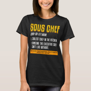 Camiseta Cocina Cocina Cocina Chef Gastronómico Sous Chef