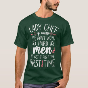 Camiseta Cocina Cocina Cocina Chica Lady Kitchen Chef
