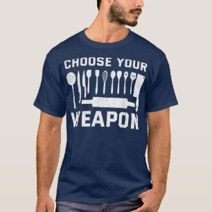Camiseta Cocina Cocina Cocina Cocina Chef Elija Su Cuchilla