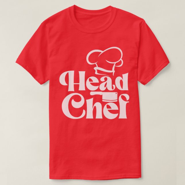 Camiseta Cocina Cocina Cocina Jefe Chef Chef Chef (Diseño del anverso)