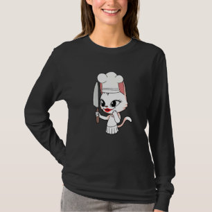 Camiseta Cocina cocinera Cocina Funny Hogar De Gato