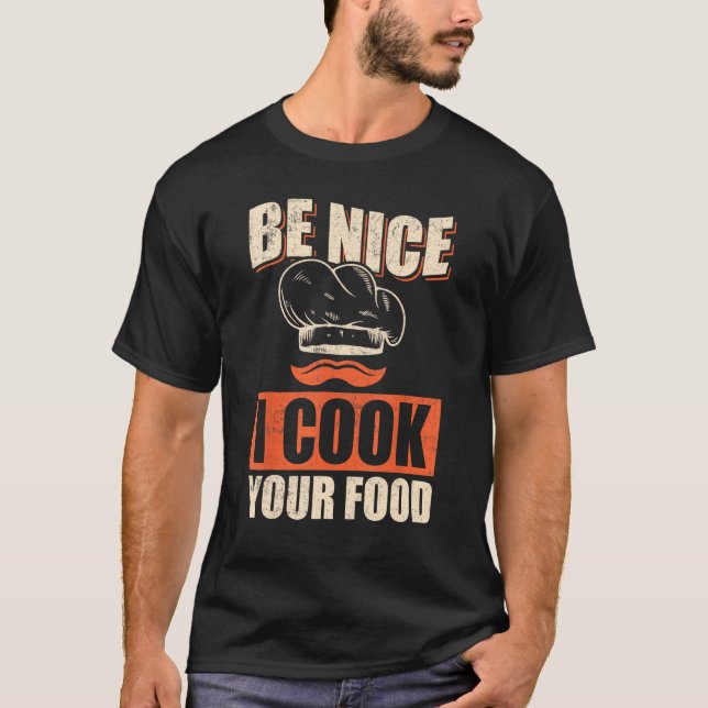 Camiseta Cocina Cocinera Cocinera Agradable (Anverso)