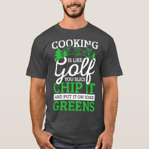 Camiseta Cocina como regalo de golf para deportes de curso