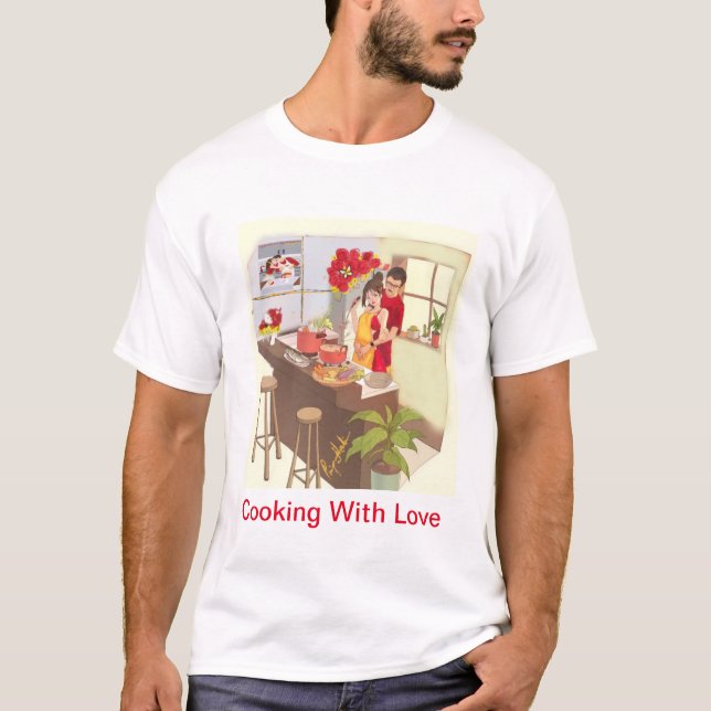 Camiseta Cocina con amor (Anverso)