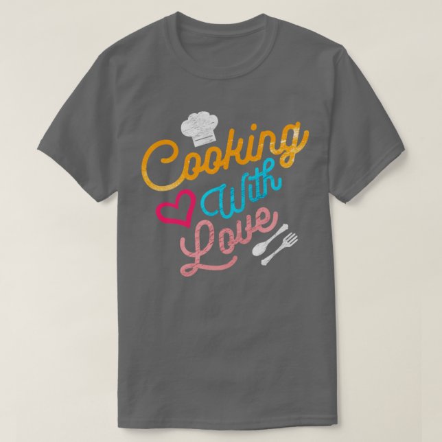 Camiseta Cocina con amor (Diseño del anverso)