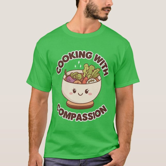 Camiseta Cocina con compasión (Anverso)
