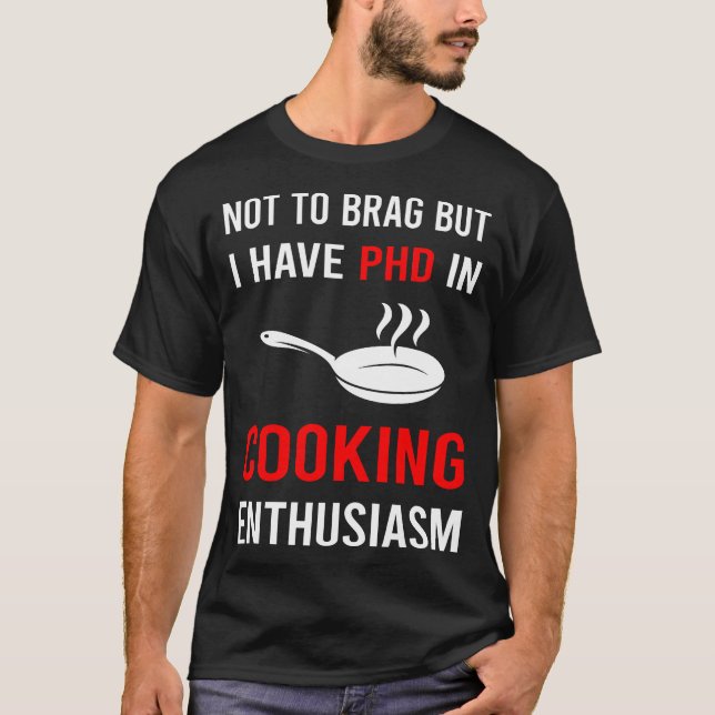 Camiseta Cocina con entusiasmo (Anverso)