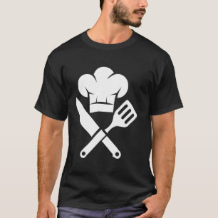 Camiseta Cocina Culinaria Chef Comida Chef Cuchillos 