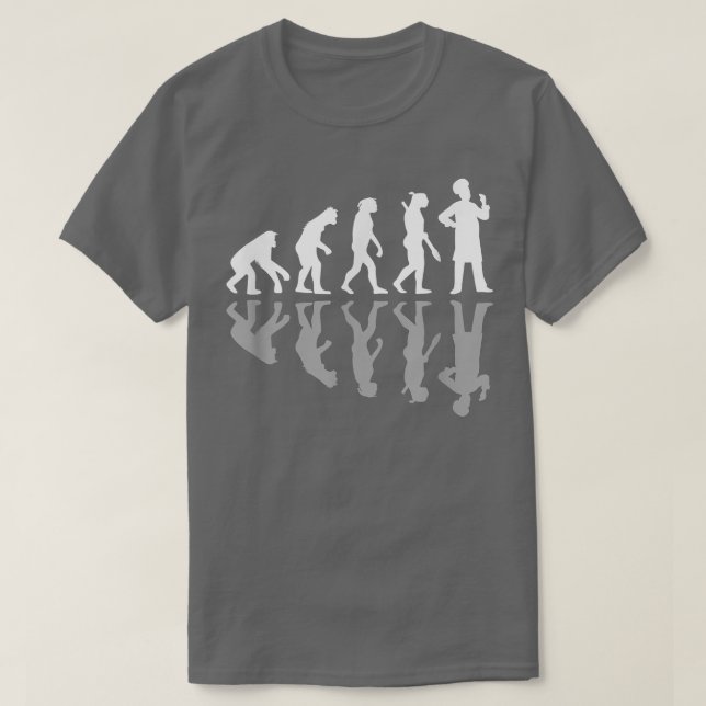 Camiseta Cocina culinaria Cocina divertida de la evolución  (Diseño del anverso)