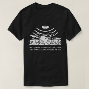 Camiseta Cocina de alarma de humo