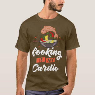 Camiseta cocina de arte culinario cocinero cocinero cuchill