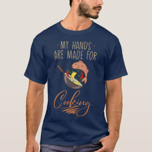 Camiseta cocina de arte culinario cocinero cocinero cuchill
