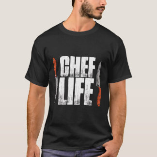Camiseta Cocina De Arte Culinario De Carnicero De Cocina De