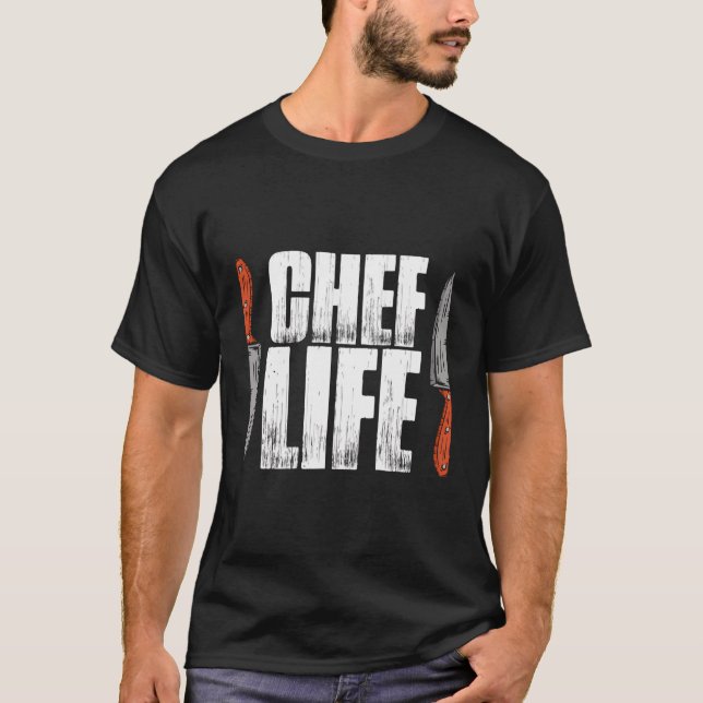 Camiseta Cocina De Arte Culinario De Carnicero De Cocina De (Anverso)