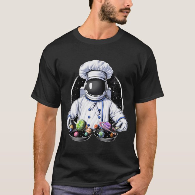 Camiseta Cocina de astronautas del espacio (Anverso)