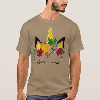 Camiseta Cocina de Calabaza de Unicornio Cuta Halloween Día