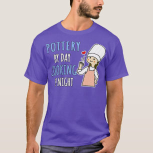 Camiseta Cocina De Cerámica Por Día Por Chef Nocturno Como 